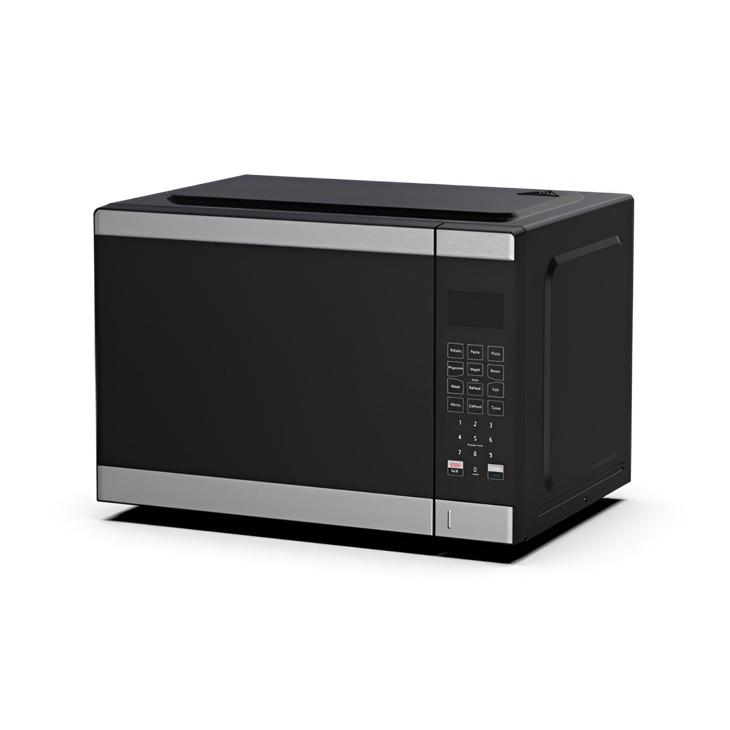 Lubeck 1.5 cu. ft Microwave Oven - Silver/Black