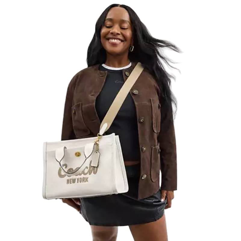 Coach Cargo Tote Bag with Protective Feet