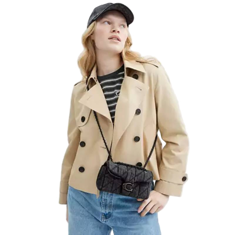 Coach Tabby 20 Shoulder Bag with Quilting - Gray