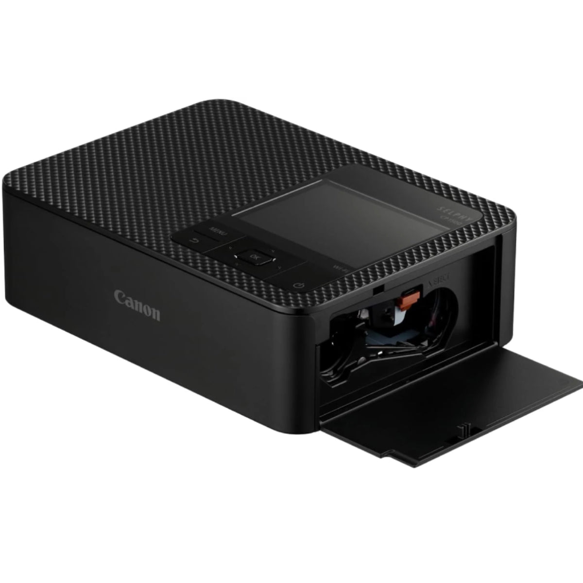 Bundle: Canon Selphy CP1500 Wireless Compact Photo Printer - Black + KP-108IN Ink/Paper Set for Selphy Printer