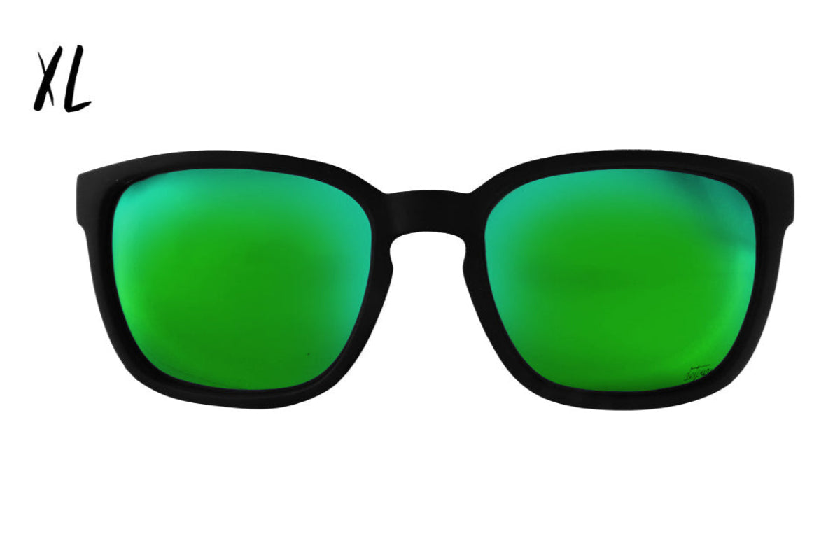 Cabana XL - Matte Black - Green Machine Polarized