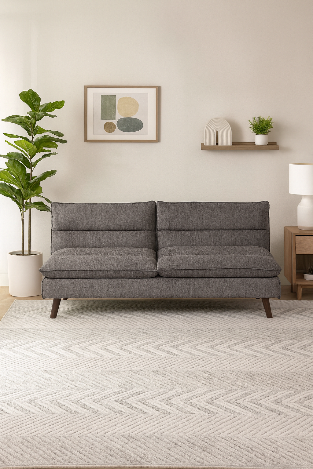 Mackay Elegant Futon Lounger Sofa By Homelegance