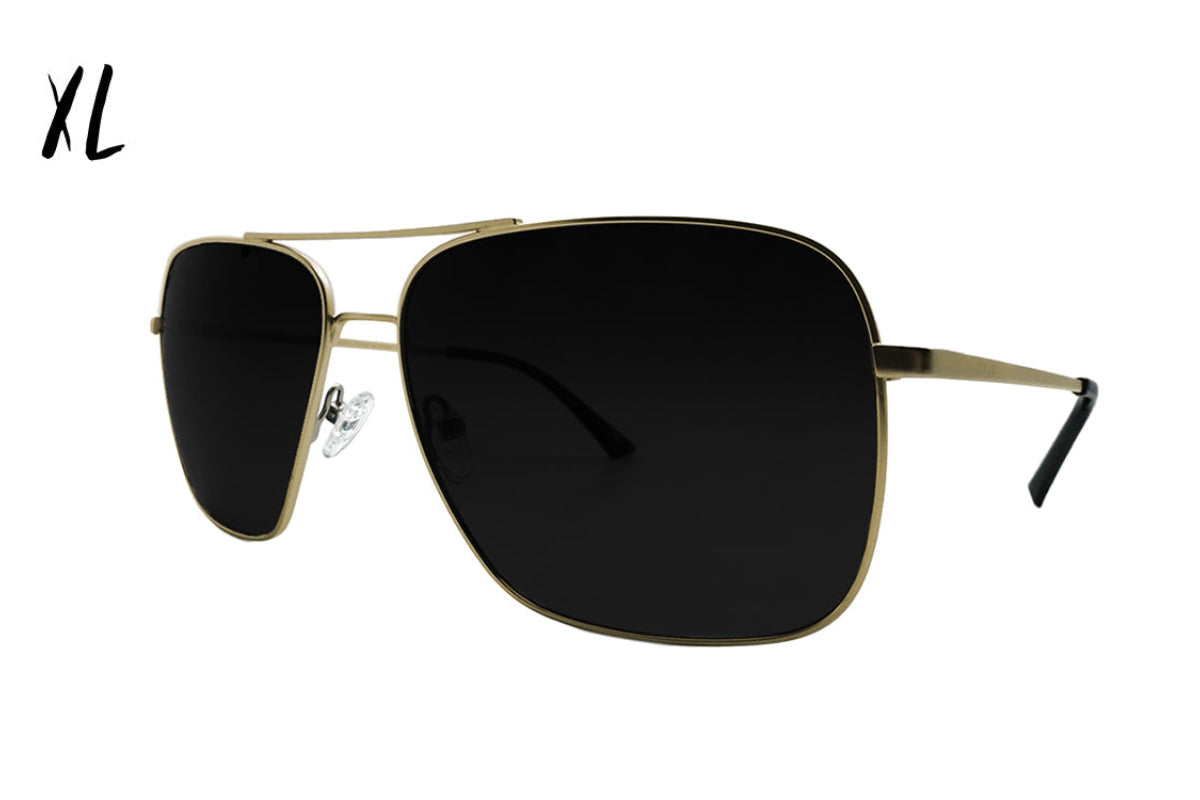 Coastal XL - Gold - Jet Black Polarized
