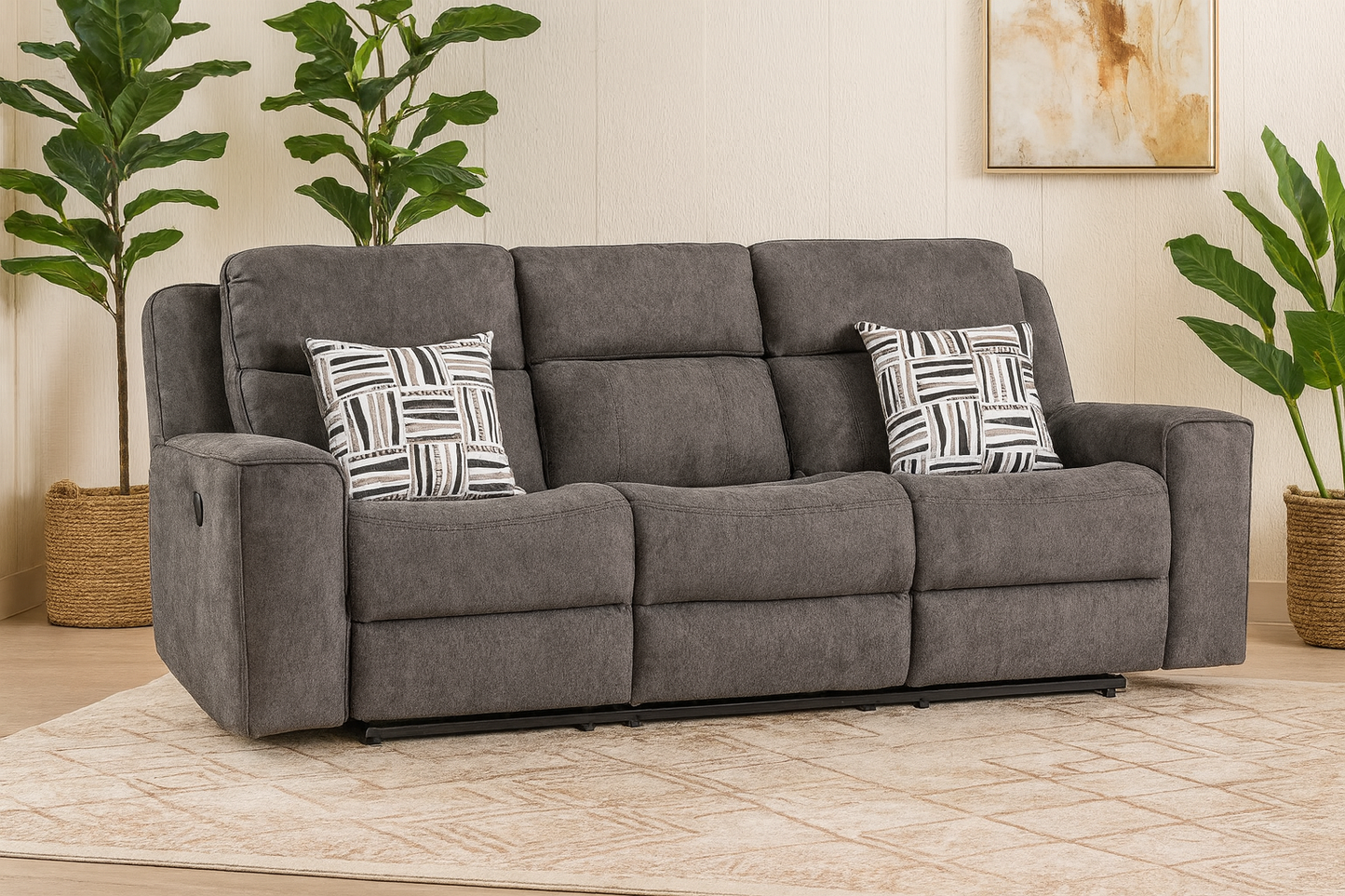 Connery Mable Motion Sofa - Grey