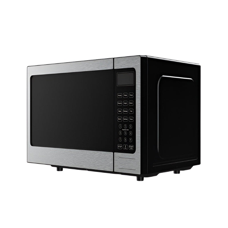 Toscana 0.9 cu. ft Microwave Oven - Silver/Black