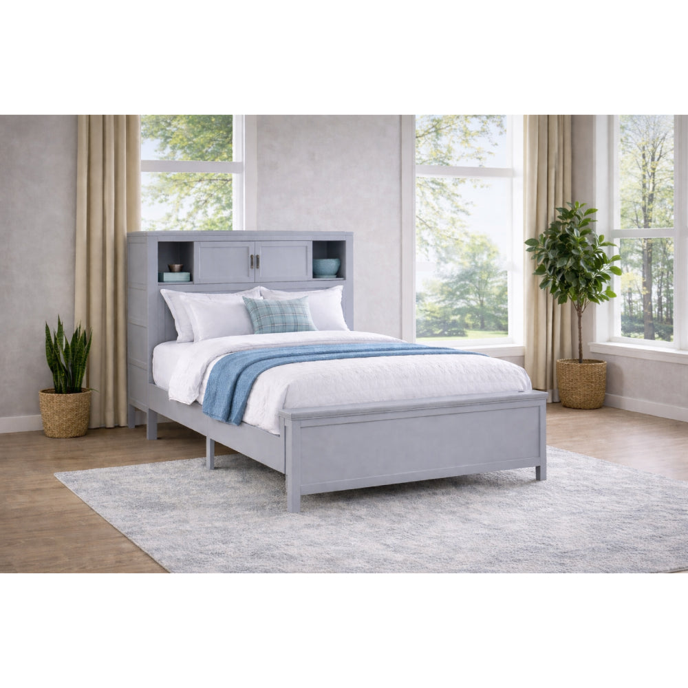 Youth Explorer Full Bookcase Platform Bed with Hidden Desk by Homelegance