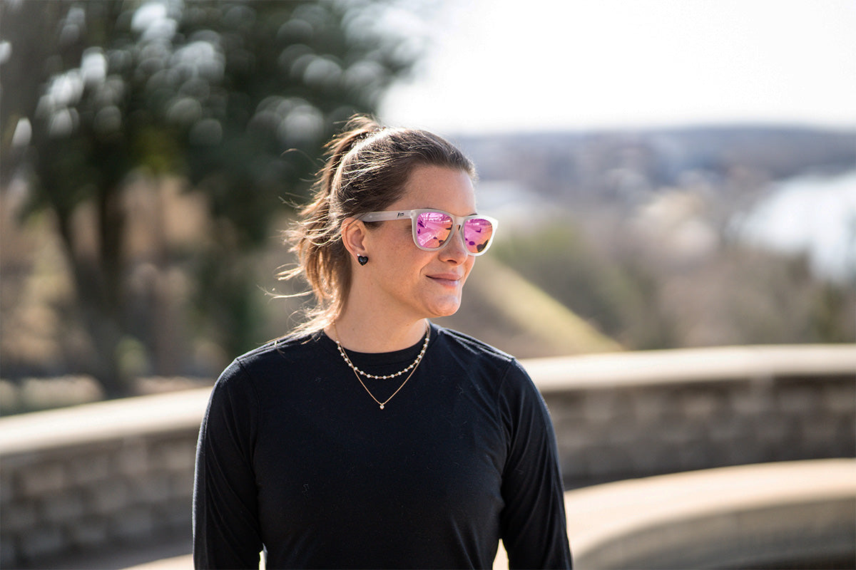 Frosted Clear - Pink Lemonade Lens Polarized - Essentials