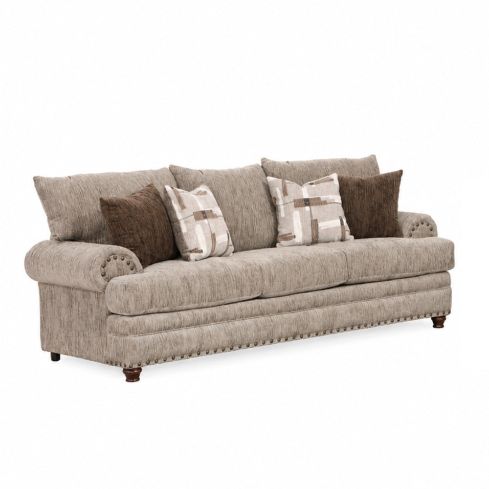 Florence 40" Sofa and Loveseat by Arely Furniture - Brown
