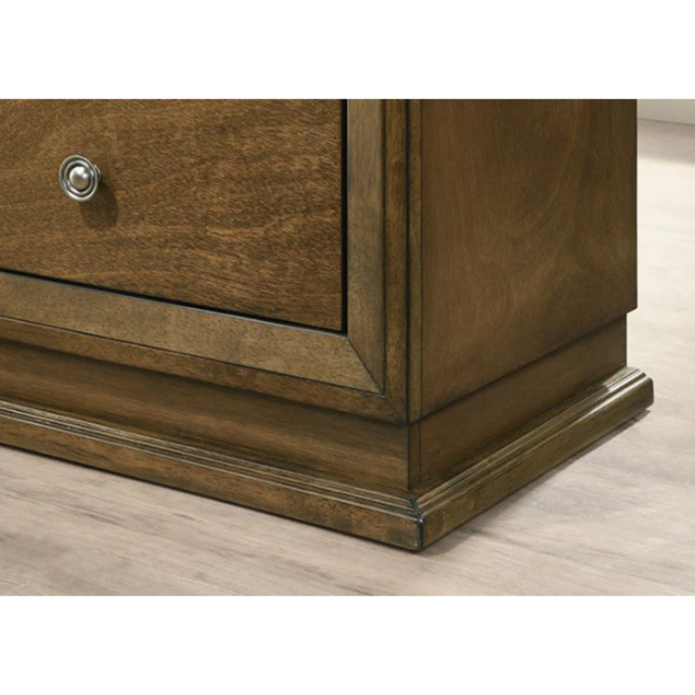 Kirkham Nightstand with 2 Drawers by Furniture of America - Brown