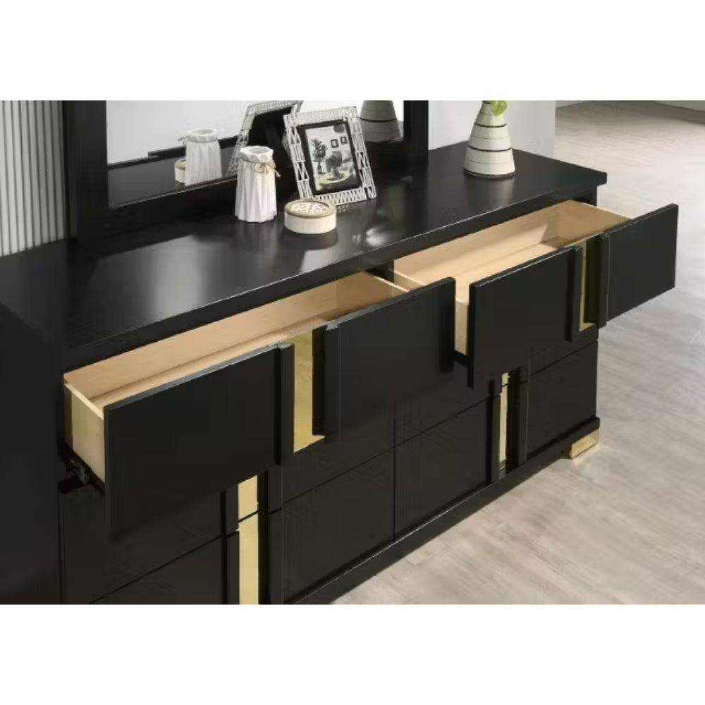 Lille 59" Dresser by Furniture of America - Black