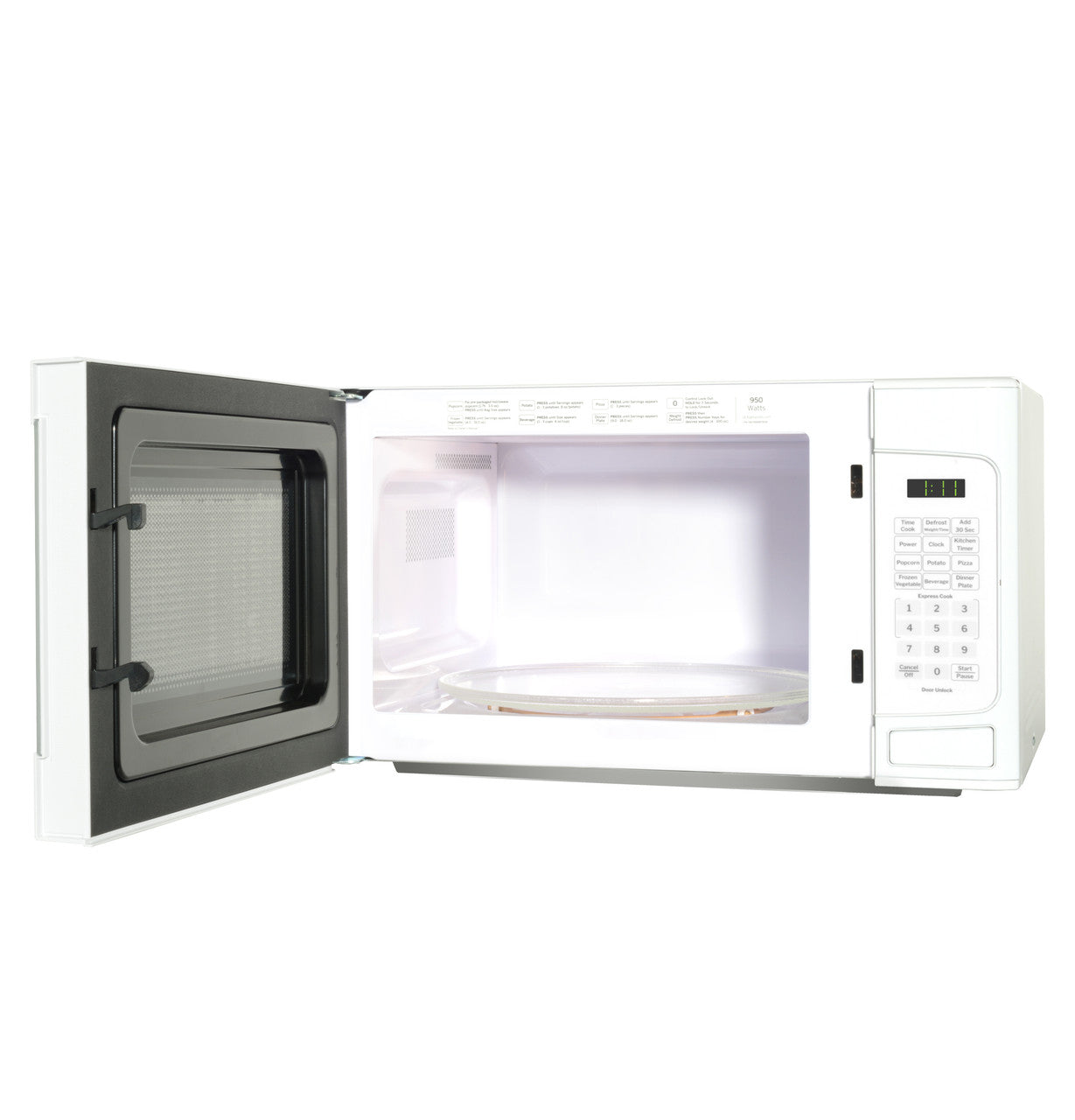 GE GCST11N1W 1.1 Cu. Ft. Countertop Microwave with Convenience Cooking Controls