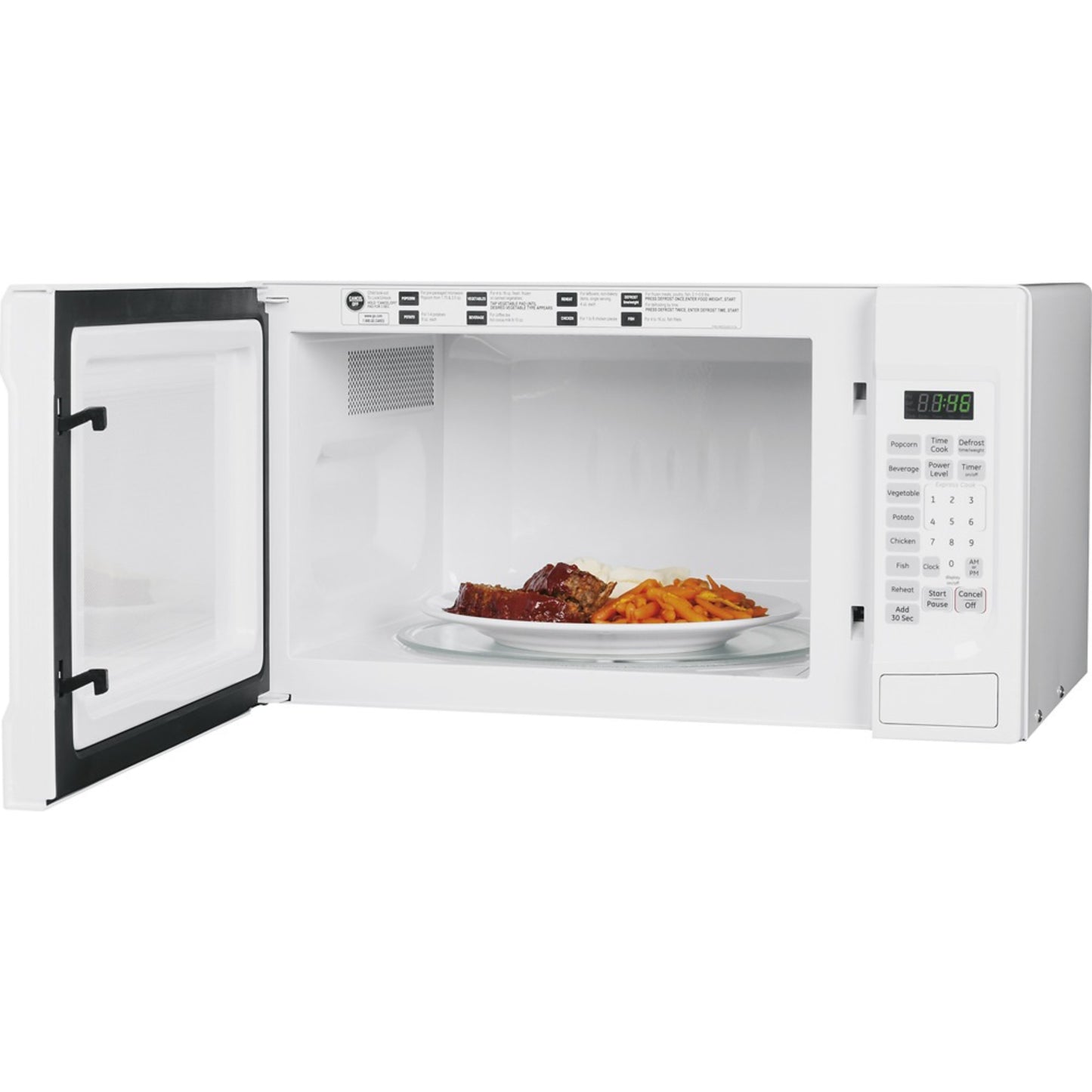 GE JES1460DS 1.4 cu. ft. 1100 Watts Countertop Microwave Oven with Safety Lock