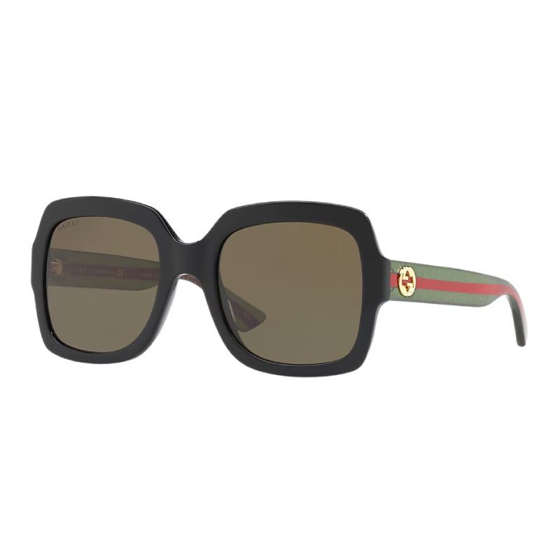 Gucci GG0036SN Women's Rectangular Solid Color Sunglasses