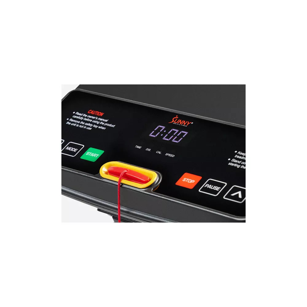 Sunny Health & Fitness SF-T7610SMART Compact Motorized Smart Treadmill