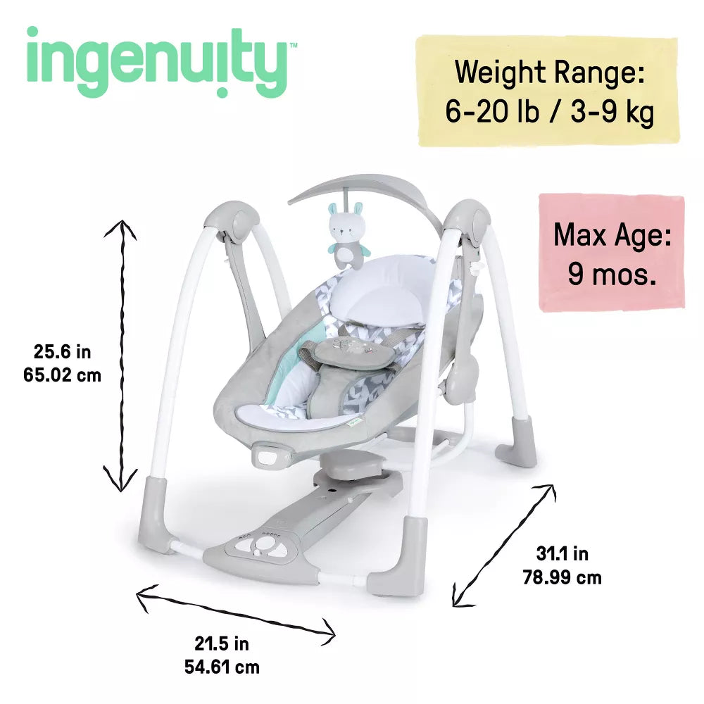 Ingenuity ConvertMe Swing-2-Seat - Raylan