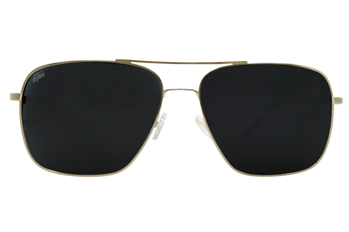 Coastal XL - Gold - Jet Black Polarized