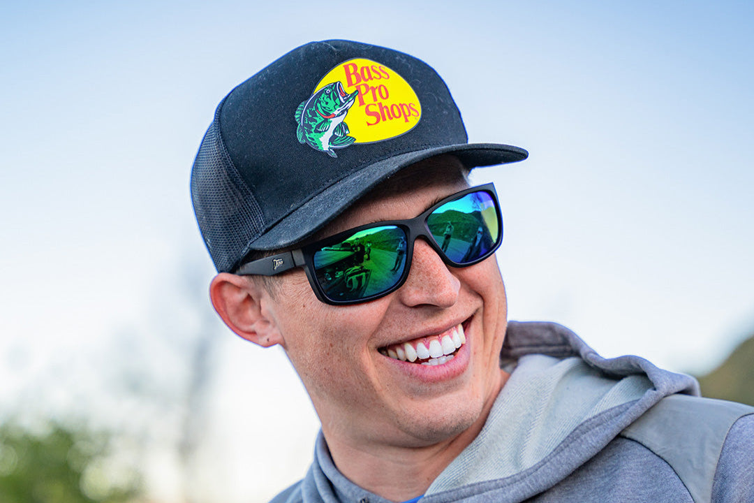 Breach - Matte Black - Green Machine Polarized ANSI Z87+