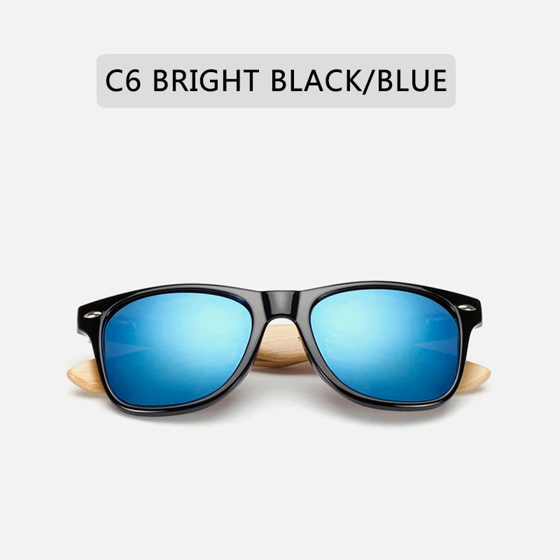 New Bamboo Sunglasses Female Designer Mirror Gafas De Sol