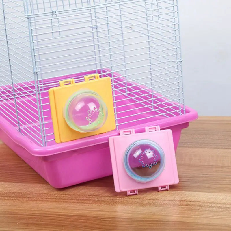 DIY Plastic Hamster Tunnel External Tube Stopper Plug End Cap Cover Interface Fitting Cage Baffle Accessories with Ventilated Ho