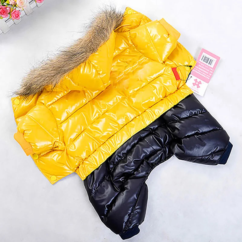 Winter Dog Clothes For Small Dogs Waterproof Soft Fur Hoodies Puppy Jacket Thicken Warm Puppy Pet Chihuahua Yorkie Pets Clothing