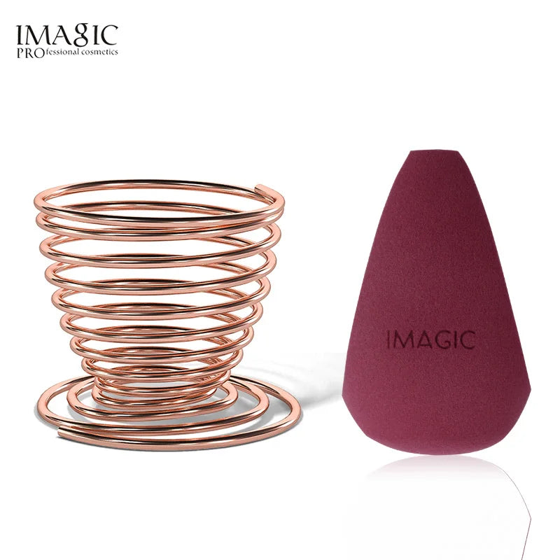 IMAGIC Professional Makeup Sponge Set 10 Pcs Ultra-Soft Wet and Dry Beauty Blender Puff for Flawless Application