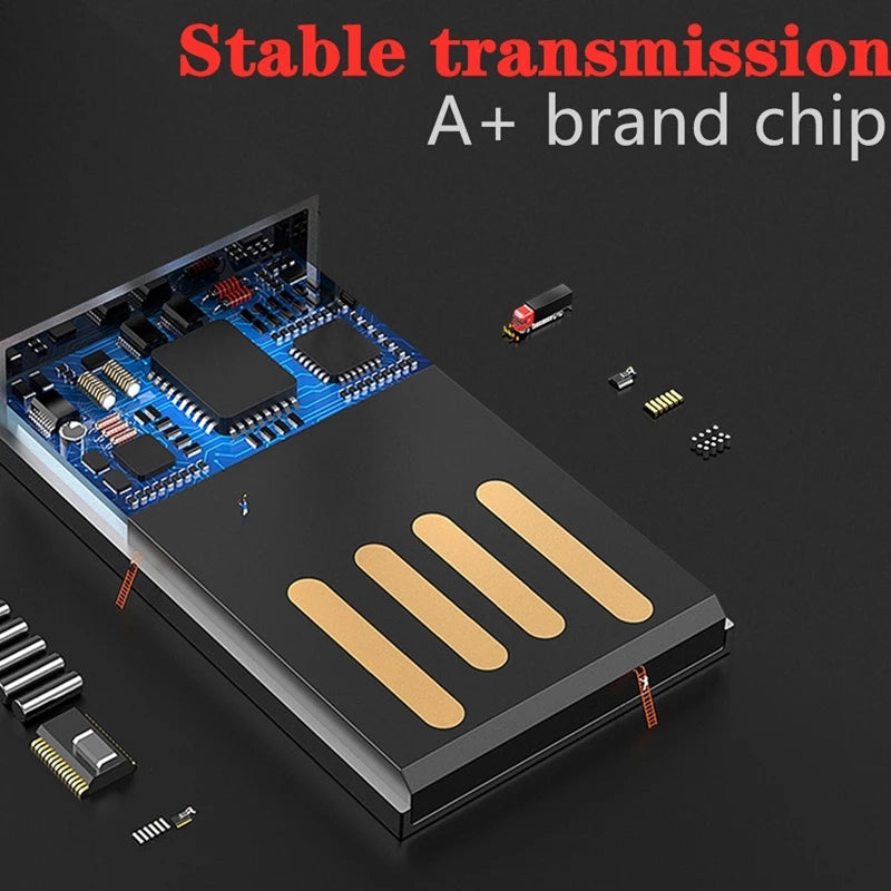 New Mini Metal USB Flash Drive 16GB to 512GB Portable Gift