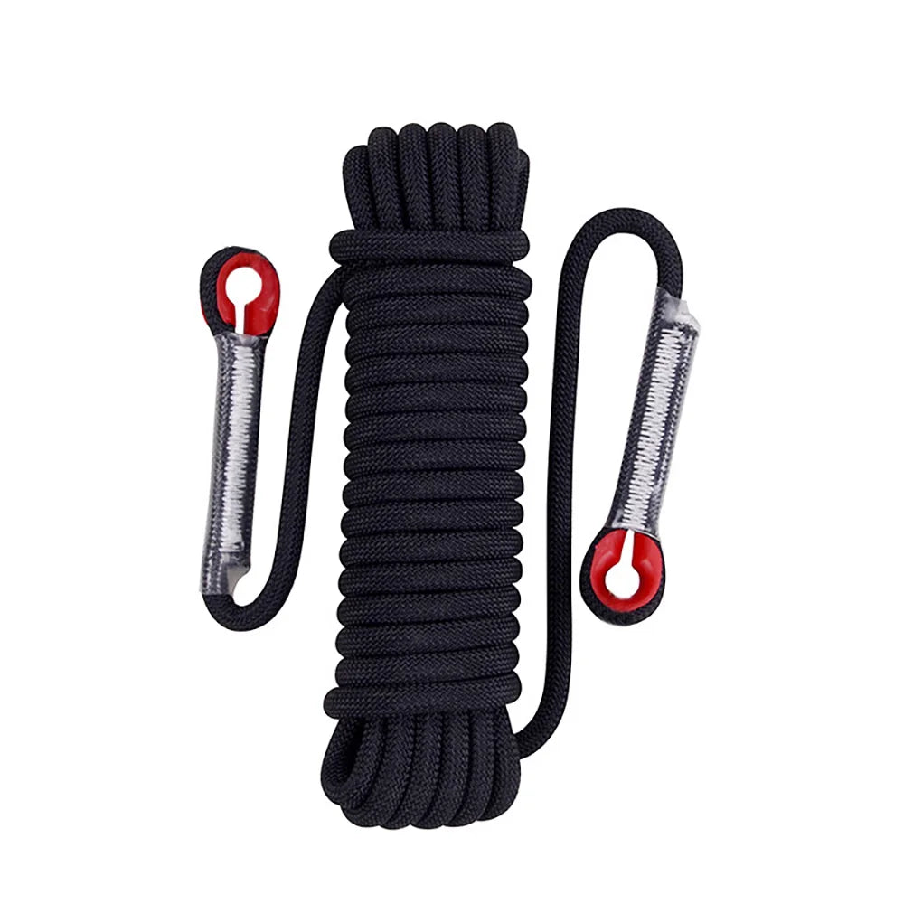 12mm 50m Outdoor Climbing Rope Static Rescue Rope for Mountaineering and Emergency Survival Gear