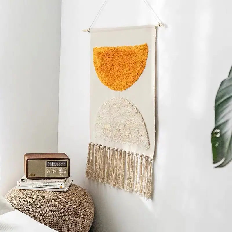 Macrame Wall Hanging Tapestry Nordic Cotton Tassel Boho Decor
