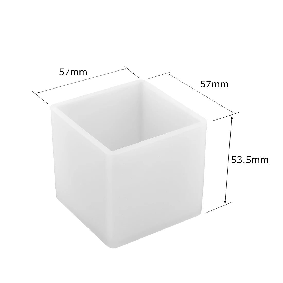 Cuboid Cube Resin Mold Silicone DIY Jewelry Tray Casting Accessories