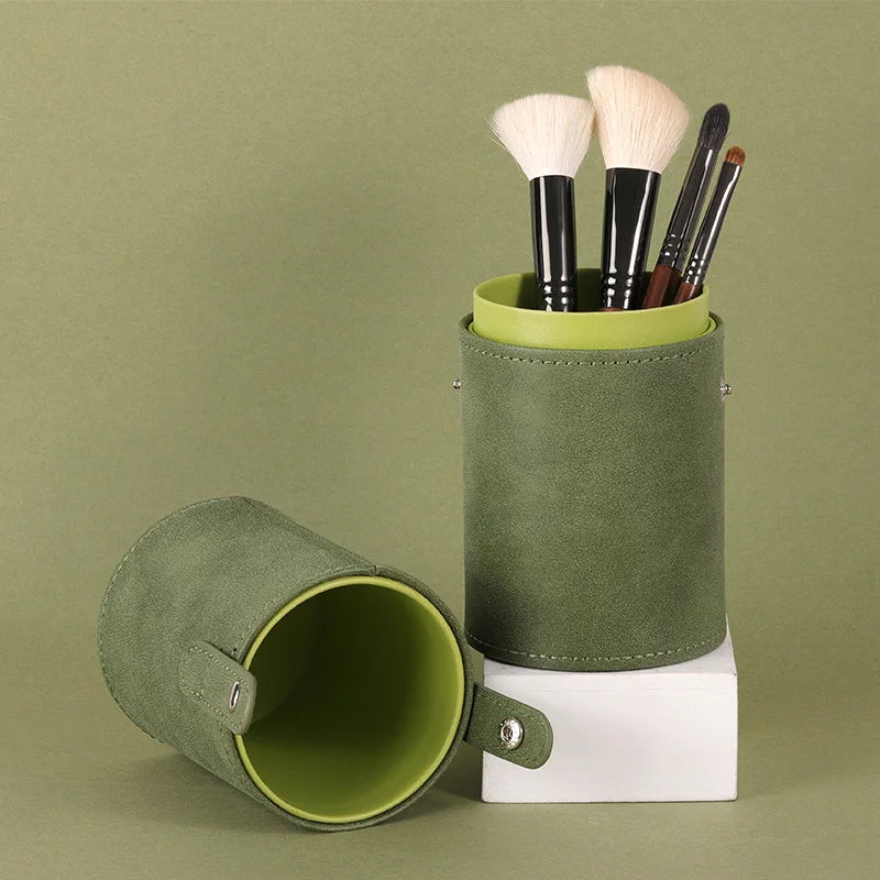OVW Waterproof Green Makeup Brush Holder Organizer for Women