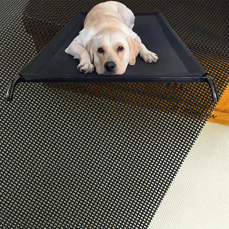 150x100cm Waterproof Teslin Mesh Fabric for DIY Outdoor Furniture and Placemats Thick PVC Material