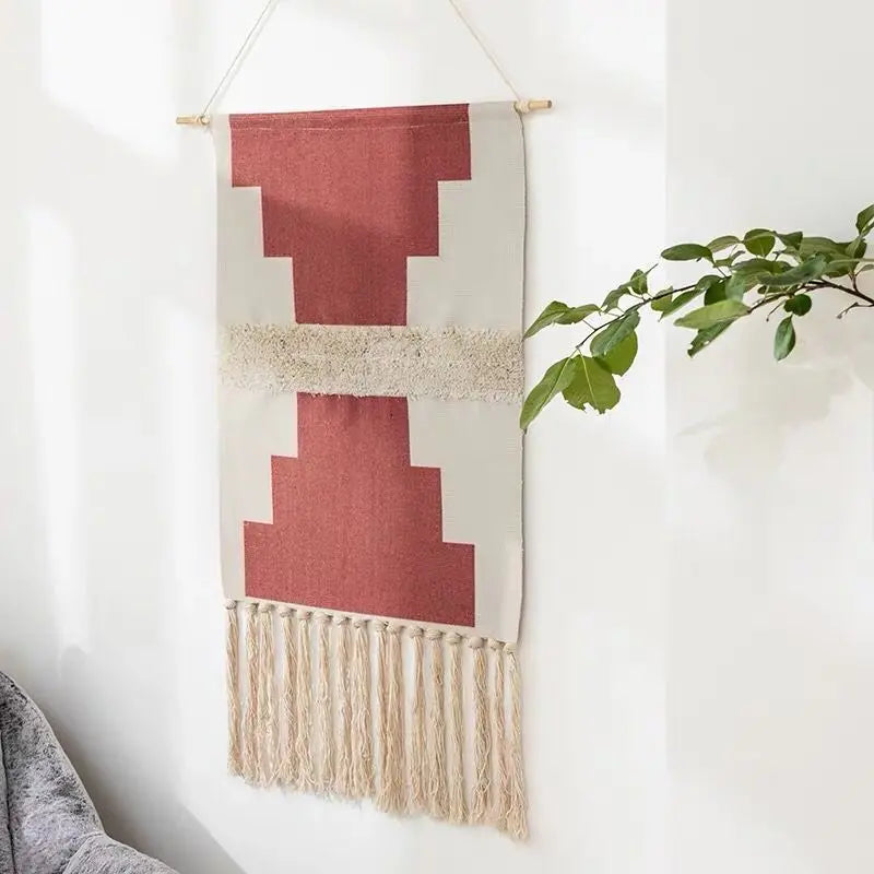 Macrame Wall Hanging Tapestry Nordic Cotton Tassel Boho Decor
