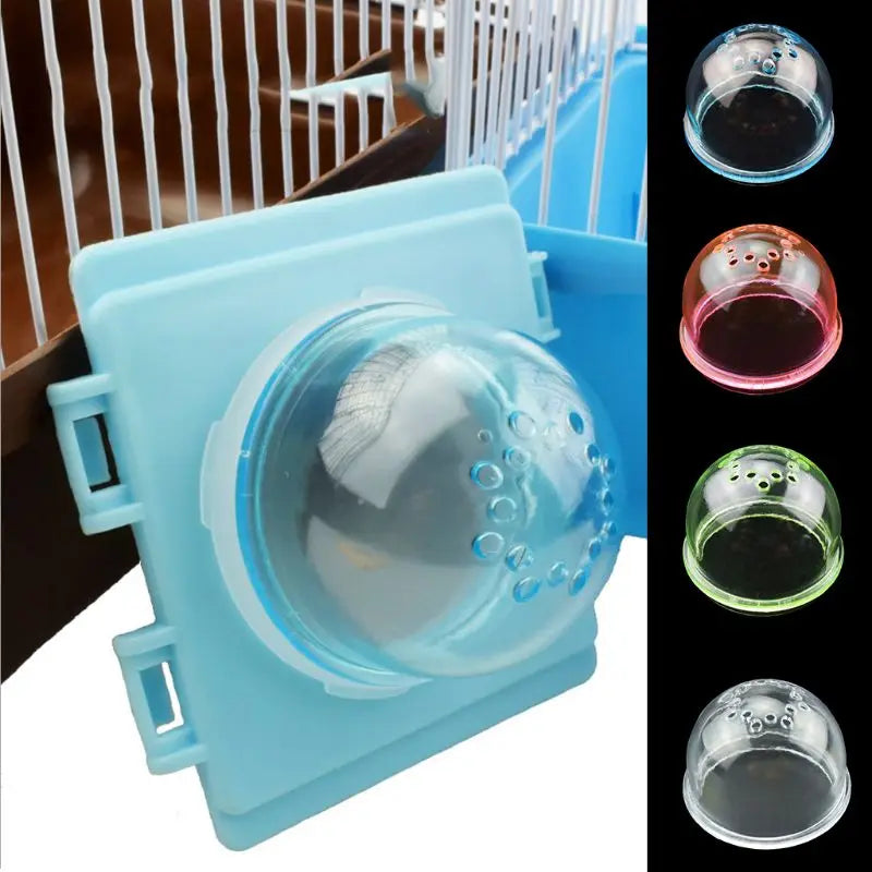 DIY Plastic Hamster Tunnel External Tube Stopper Plug End Cap Cover Interface Fitting Cage Baffle Accessories with Ventilated Ho