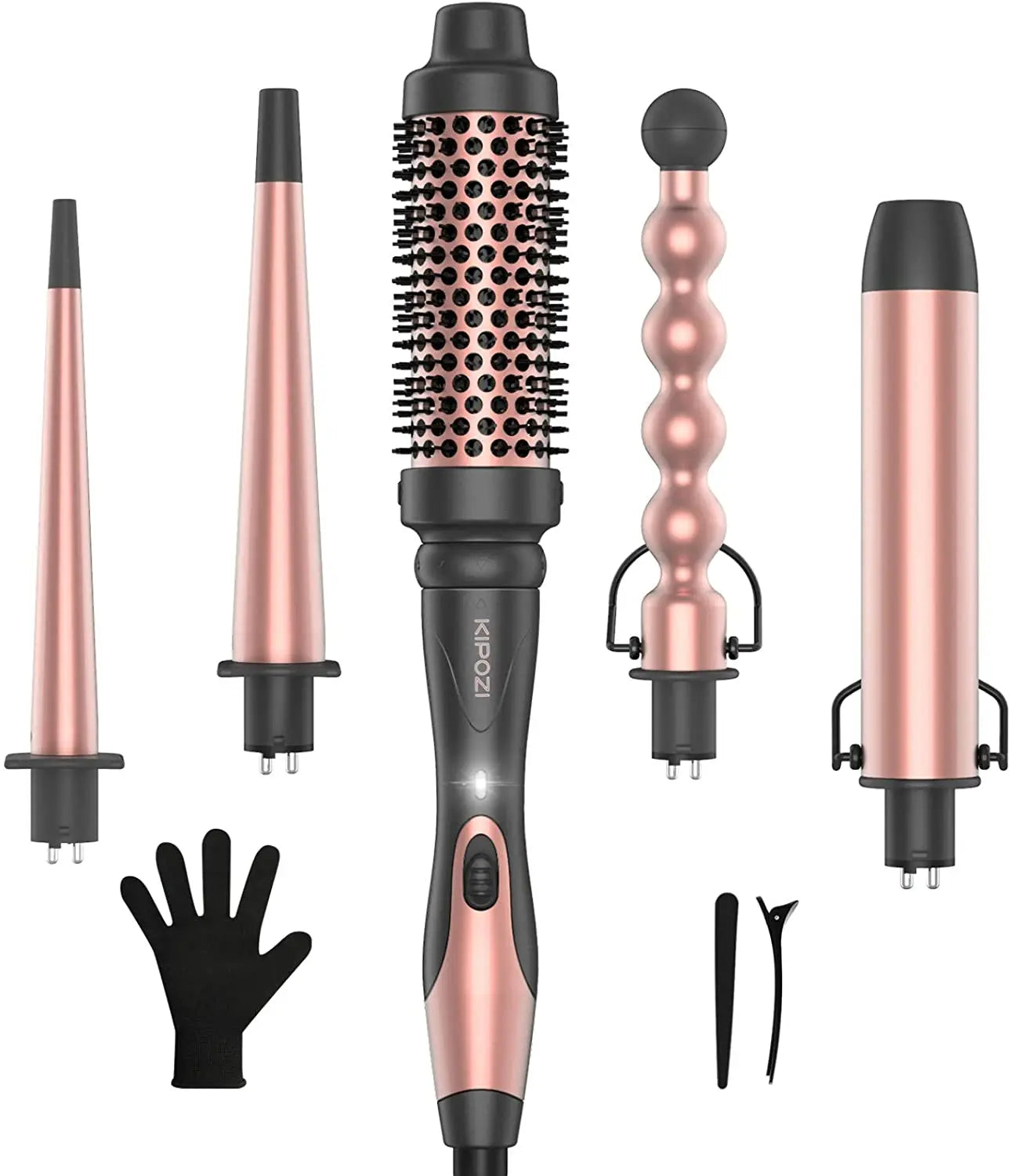KIPOZI Professional Curling Iron 5-in-1 Hair Tools for Women
