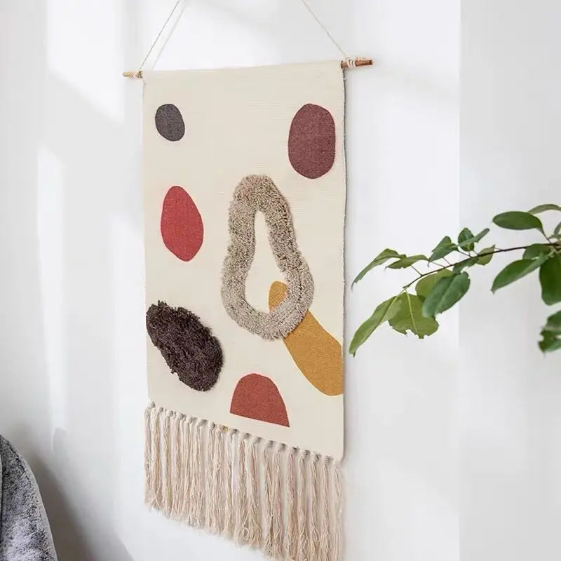 Macrame Wall Hanging Tapestry Nordic Cotton Tassel Boho Decor