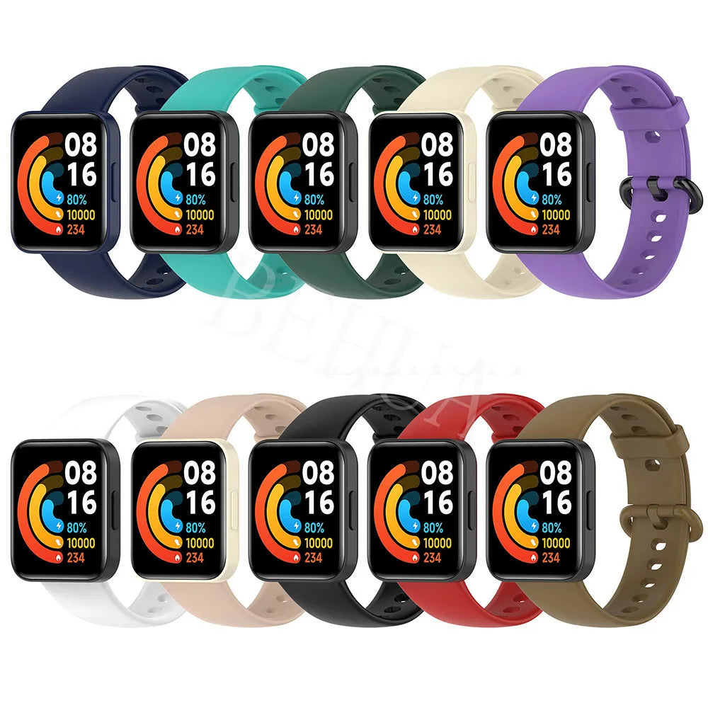 Silicone WatchBand Strap For Xiaomi Mi Watch 2 Lite - Comfortable And Durable Wristband For Redmi Watch 2 Lite