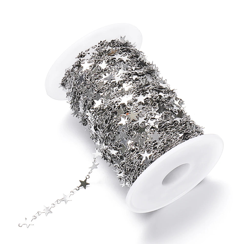 1Meter Gold Stainless Steel Chain Multi Styles for DIY Jewelry