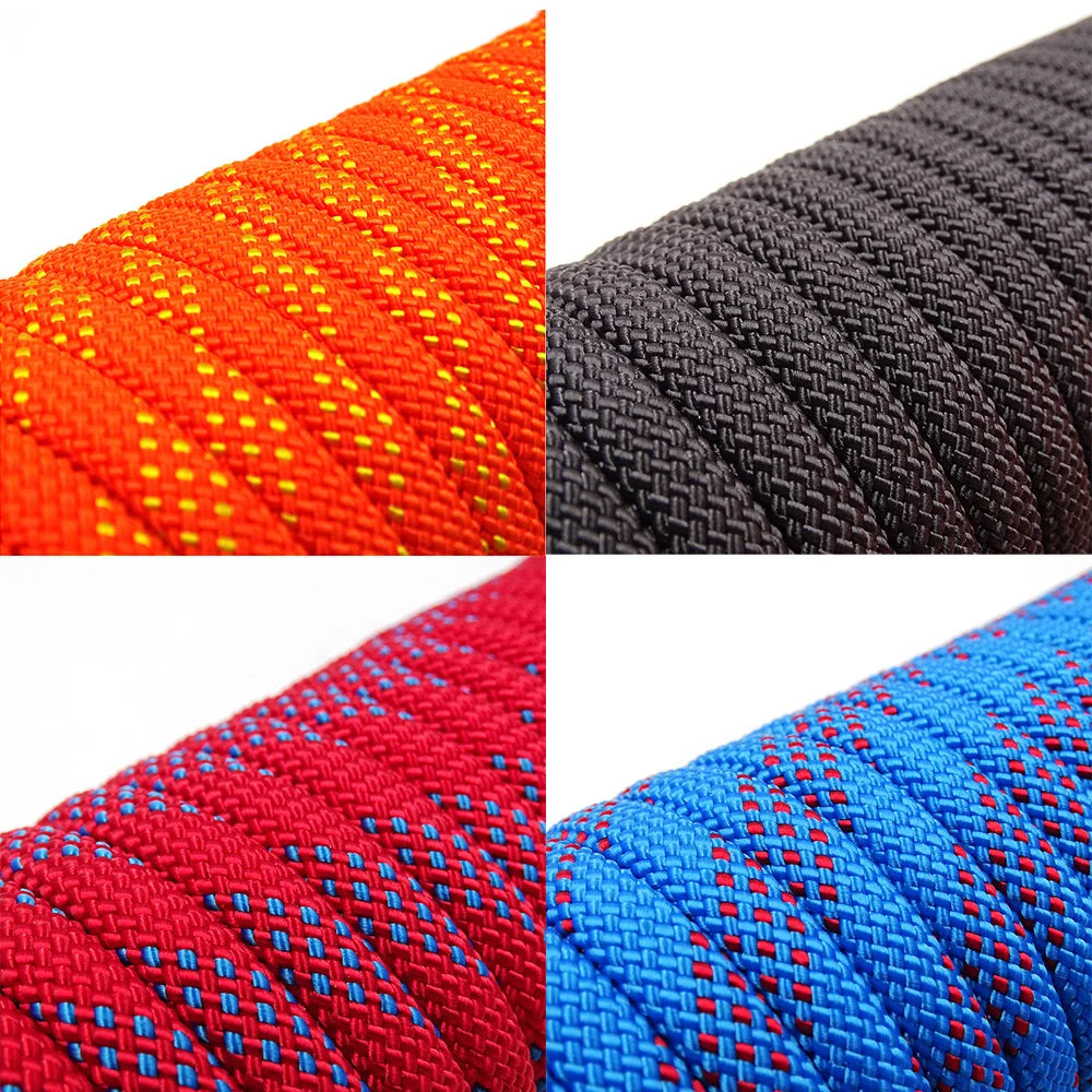 12mm 50m Outdoor Climbing Rope Static Rescue Rope for Mountaineering and Emergency Survival Gear