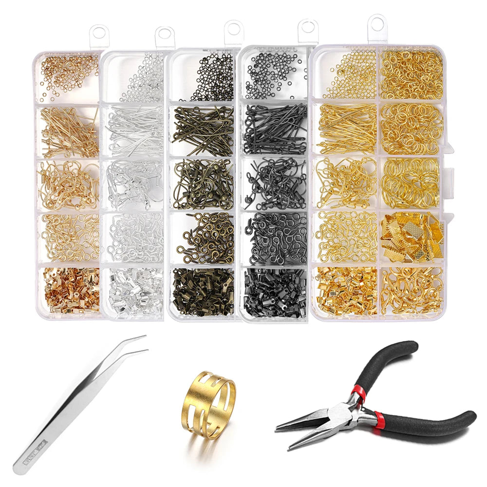Alloy Accessories Jewelry Findings Set for DIY Jewelry Making