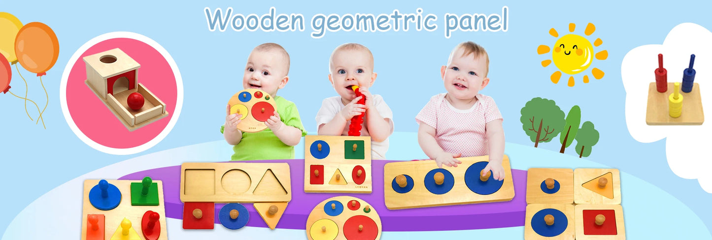 Montessori Wooden Puzzles 3D Jigsaw Educational Toys