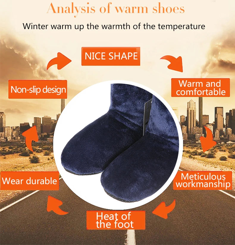 Glglgege High Quality Winter Warm Plush Indoor Shoes