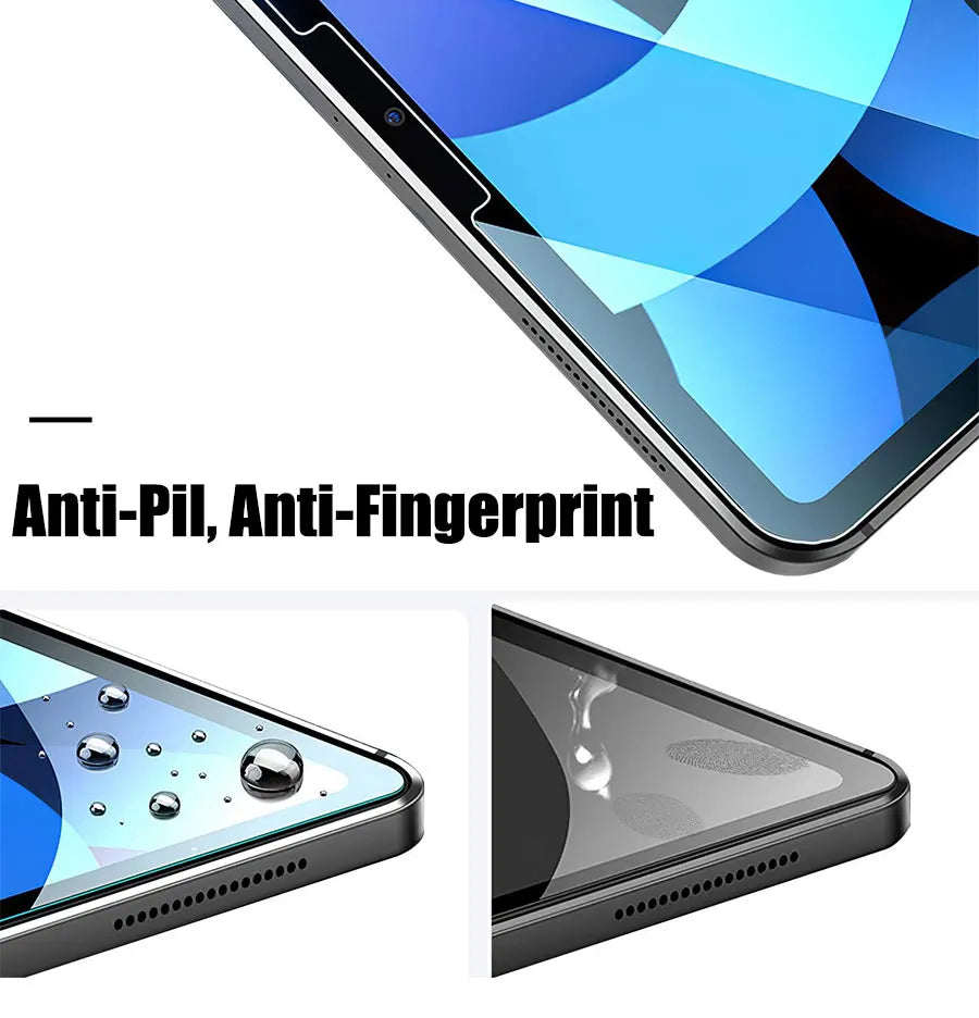 2 piezas de vidrio templado para iPad Pro 11 12.9 9 10.2 10.5 Air 4 3 2 Protector de pantalla de tableta para iPad Mini 6 5 4 3 13 2024 2021 Vidrio