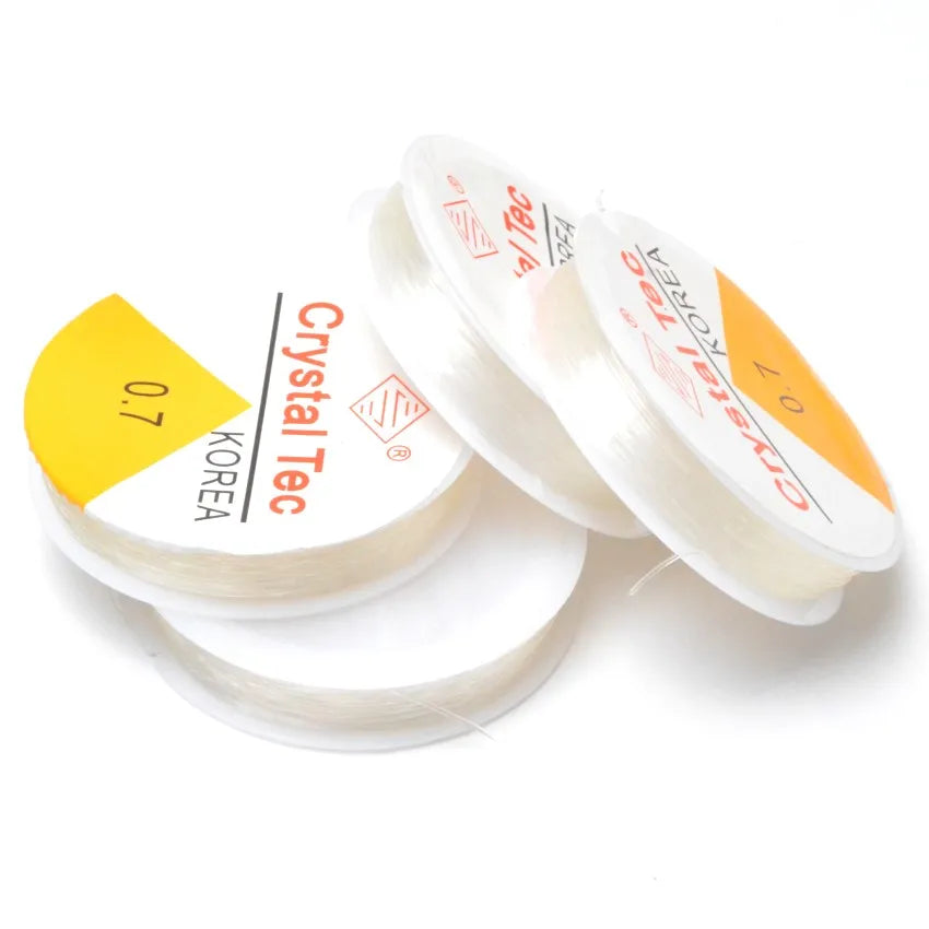 Craft Beading Cord 0.4-1.0mm Strong Elastic Thread for DIY Jewelry