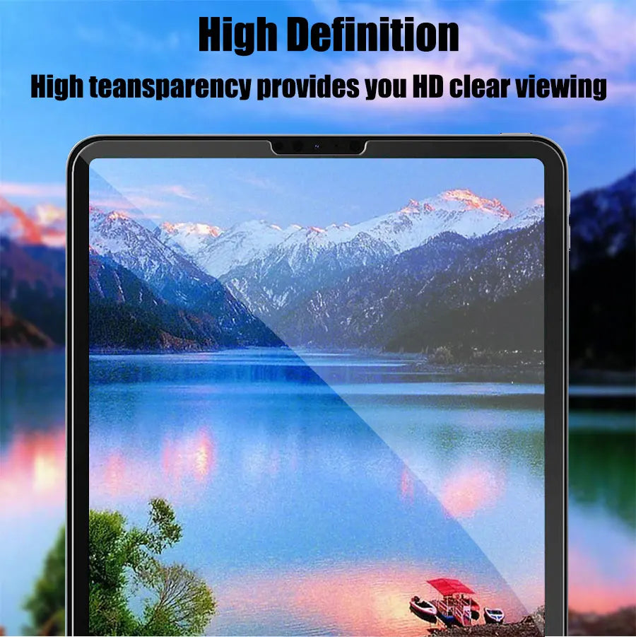 2 piezas de vidrio templado para iPad Pro 11 12.9 9 10.2 10.5 Air 4 3 2 Protector de pantalla de tableta para iPad Mini 6 5 4 3 13 2024 2021 Vidrio