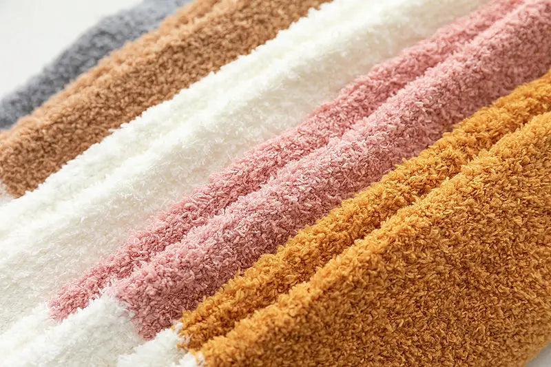 Socks Women Thicken Warm Cute Cat Paw Colorful Winter Sox