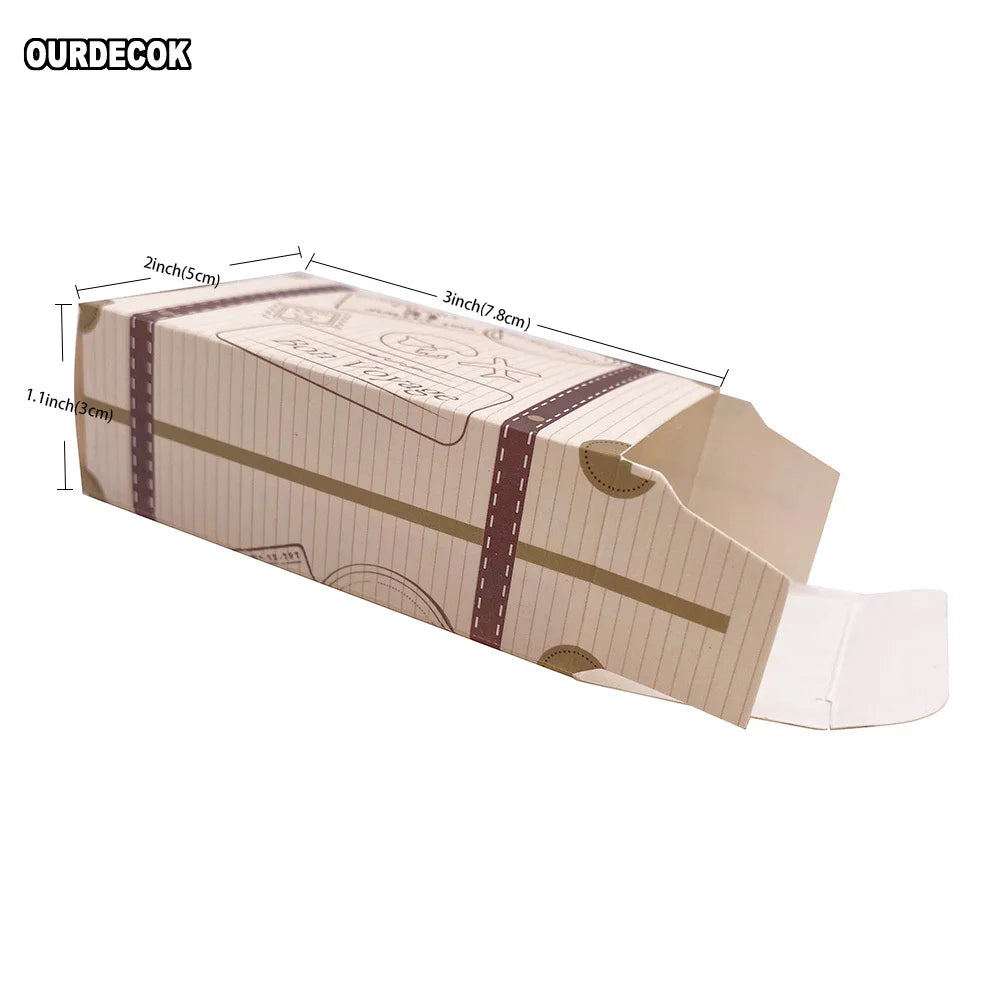 Travel Suitcase Candy Gift Boxes Classic Elegant Favor Boxes