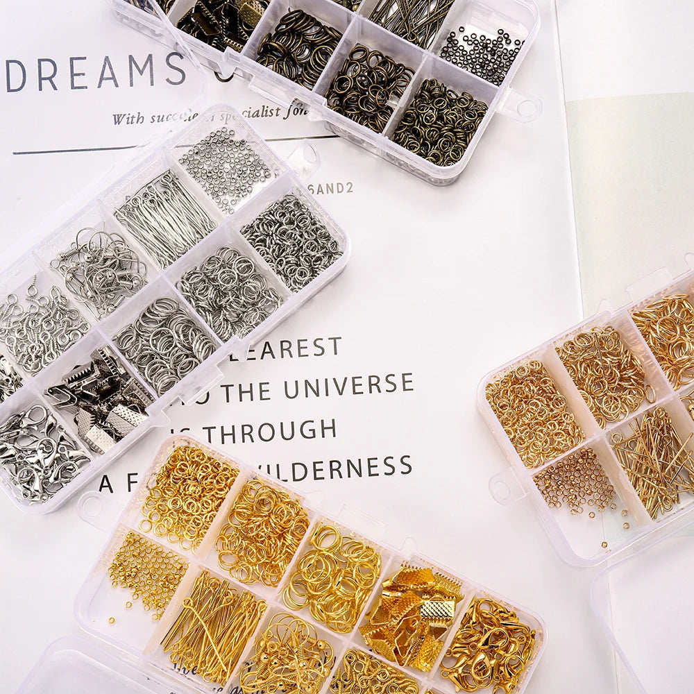 Alloy Accessories Jewelry Findings Set for DIY Jewelry Making