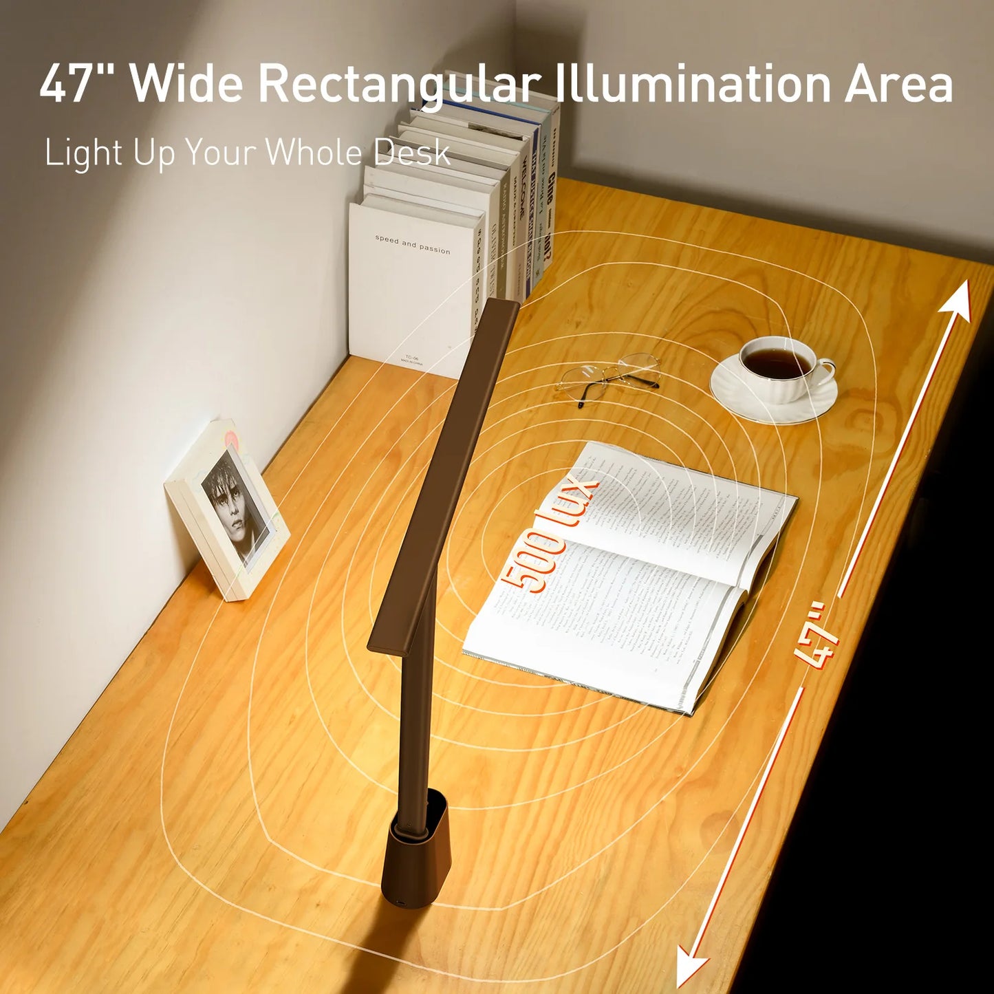 Baseus LED Desk Lamp Eye Protection Dimmable Foldable Light