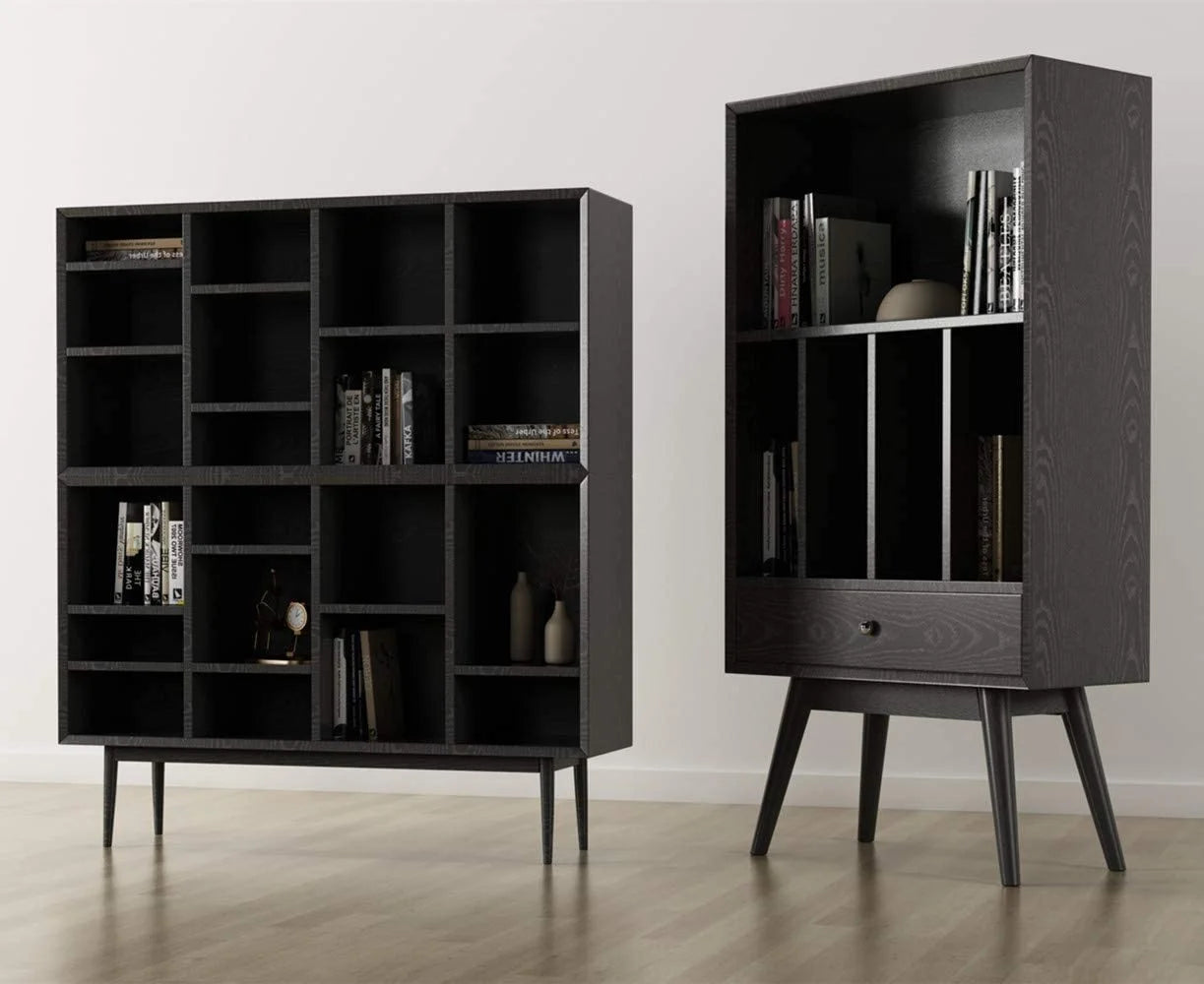 Black Wood Peel And Stick Decorative Film Easy To Clean