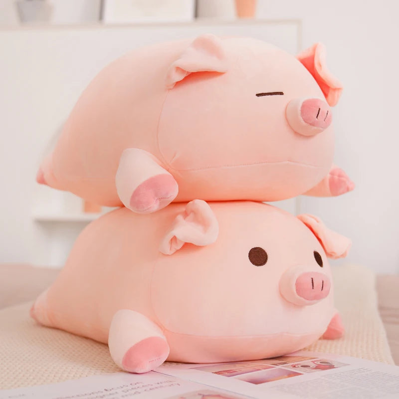 Squish Pig Stuffed Doll Plush Piggy Toy Soft Pillow Cushion for Kids and Babies Available in 40cm 50cm 60cm 80cm